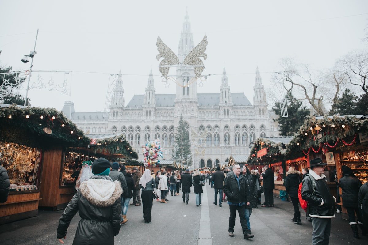 Vienna Christmas market at the Rathaus