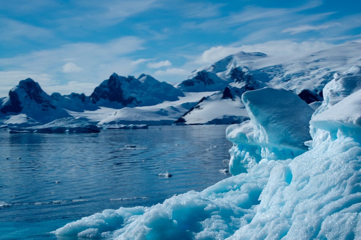 Icebergs in Antarctica