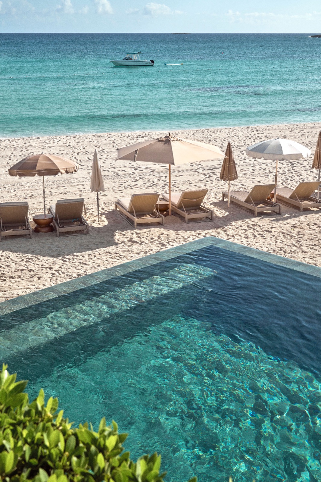Turquoise water at Cap Juluca, Anguilla